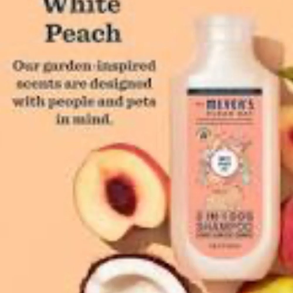 Mrs. Meyer's Clean Day 3-in-1 Dog Shampoo in the White Peach Scent